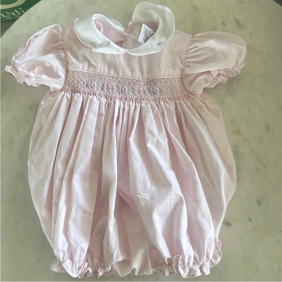 Petite Fleur Diamond Smocked One Piece main image 1